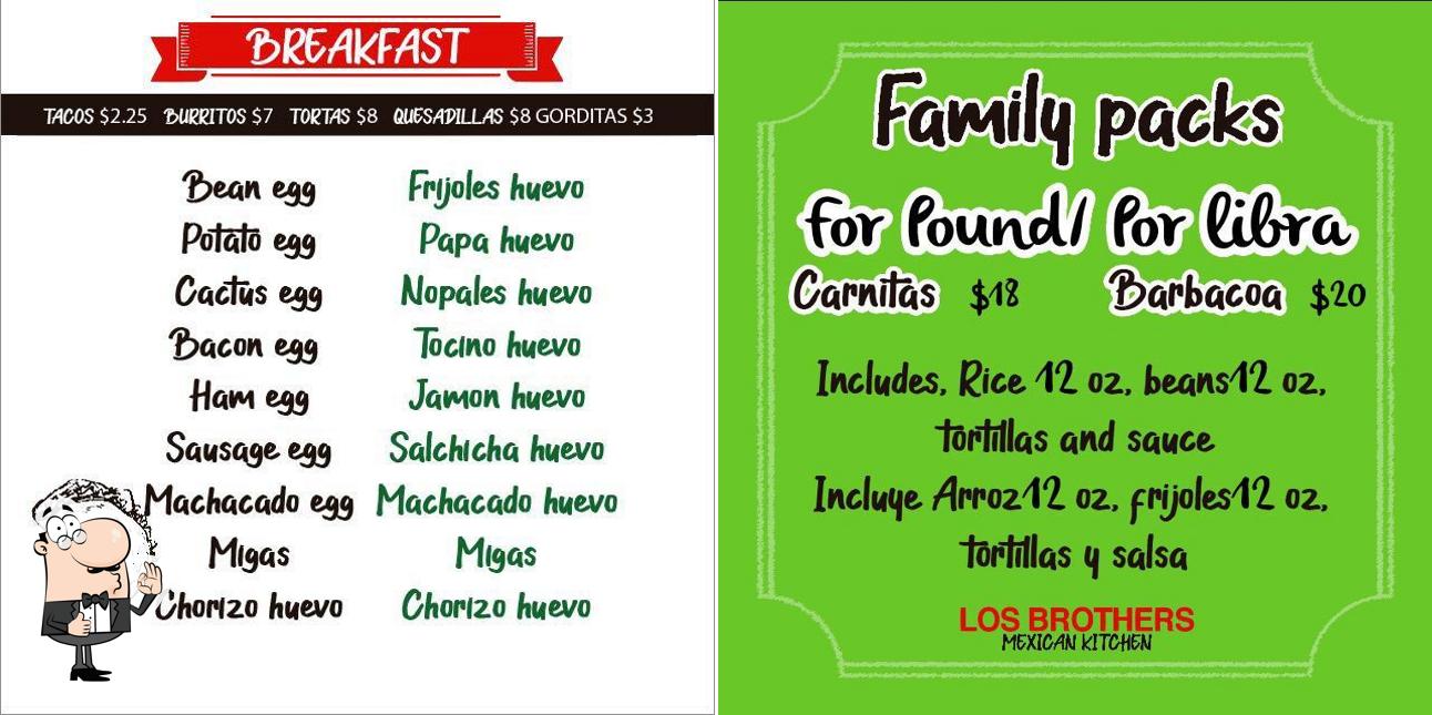 Los Brothers Mexican Kitchen in Buda Restaurant menu and reviews