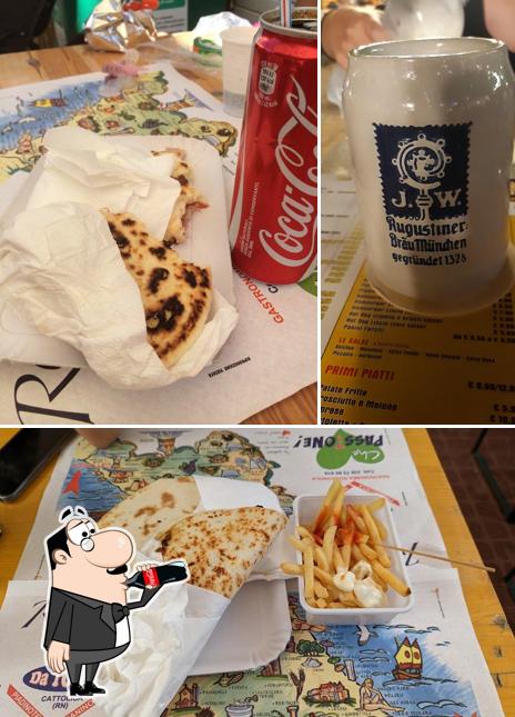 Tra le varie cose da Piadineria da Tommy si possono trovare la bevanda e cibo