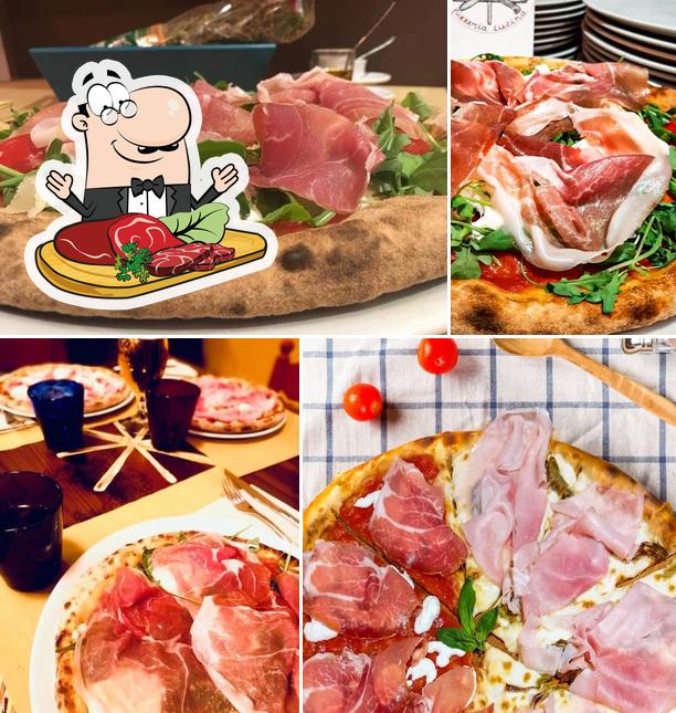 Prenez des repas à base de viande à Pizzeria Treppi'