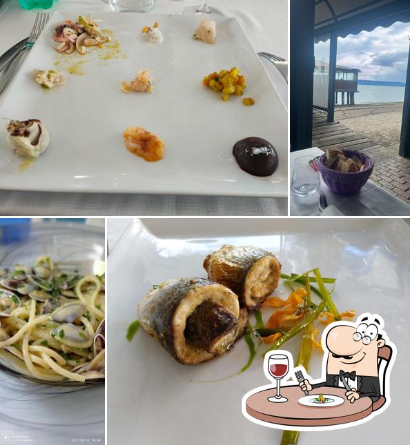 Cibo al Trattoria del Moro