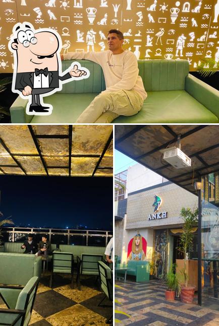 The interior of The Agni rooftop lounge, bar, resto