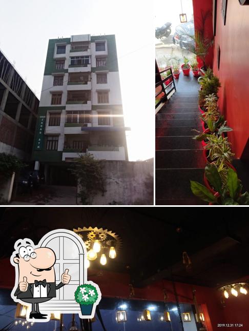 The exterior of NH-30 cafe and restaurant