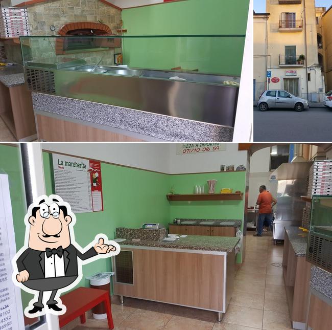 Gli interni di Pizzeria "La Margherita"