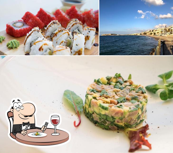Las imágenes de comida y exterior en 7 Thalasses Rethymno Restaurant