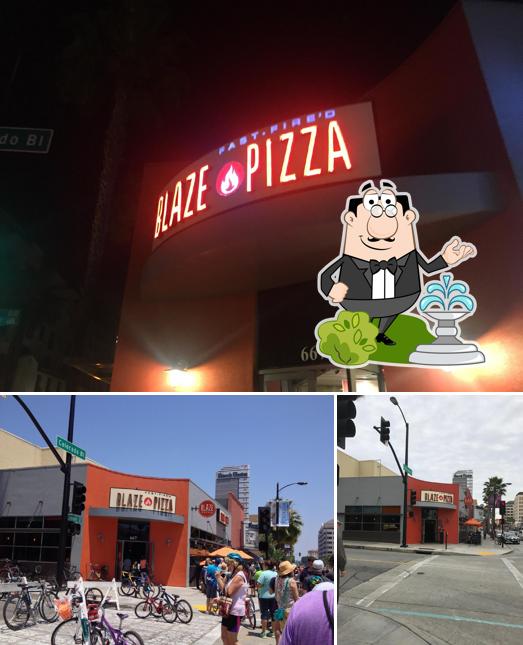 Check out how Blaze Pizza looks outside