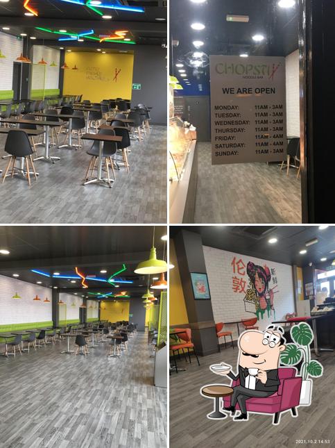 El interior de Chopstix - Aberdeen Trinity Centre