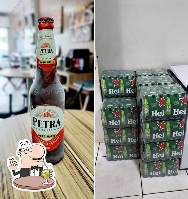 Peça uma bebida do menu