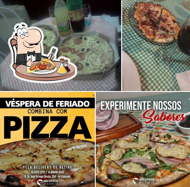 Experimente pizza no Alcatéia Pizzaria