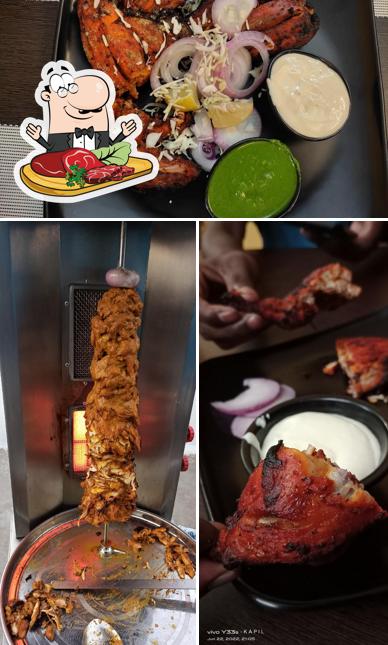Try out meat dishes at BBQ CORNER