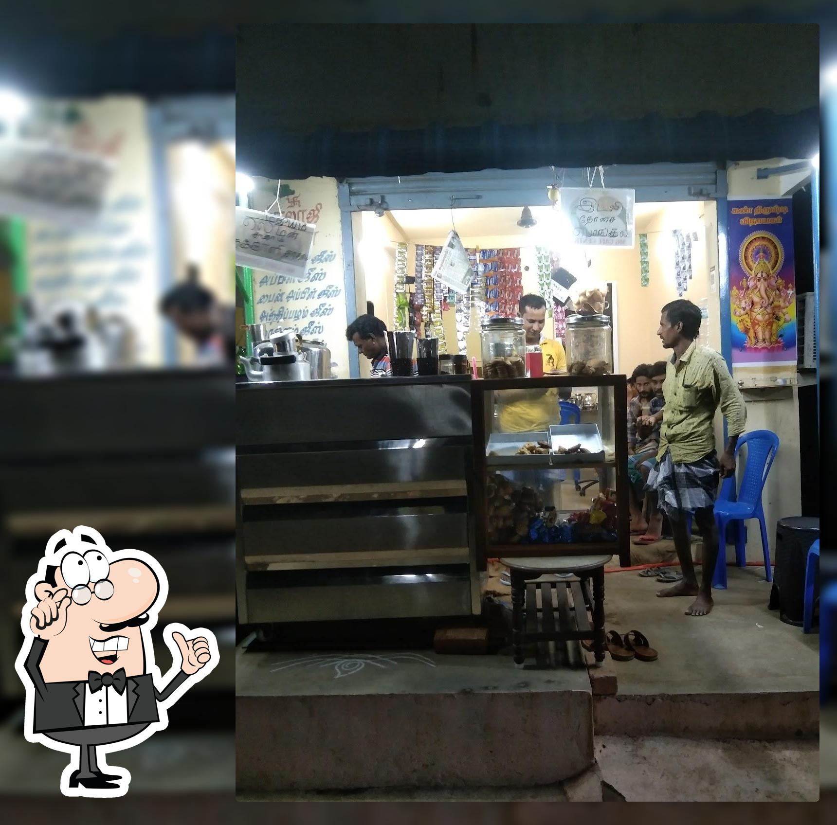 Take a seat at one of the tables at MG cafe center