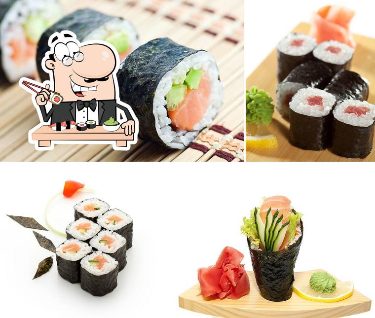 Prova le diverse opzioni di sushi