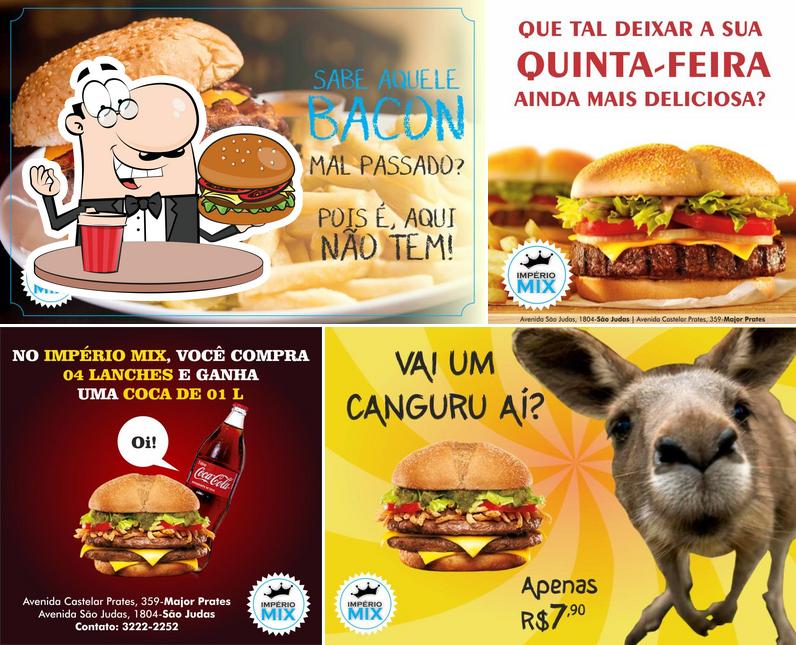 Consiga um hambúrguer no Império Mix - Açaí e Burguer