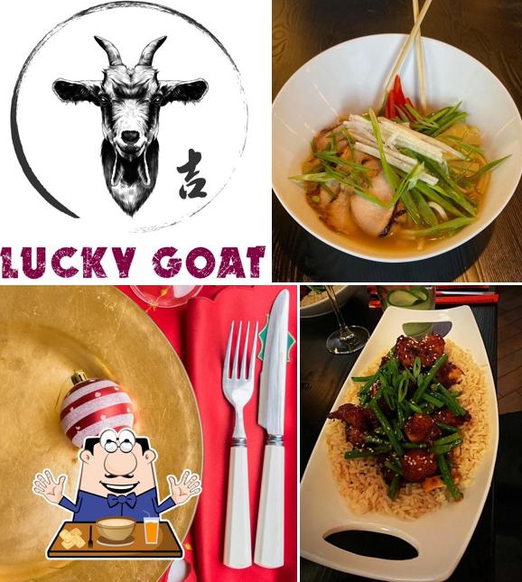 Food at Lucky Goat