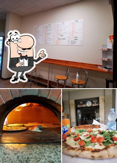 Tra le diverse cose da Pizza & Kebab Da Adam si possono trovare la interni e pizza