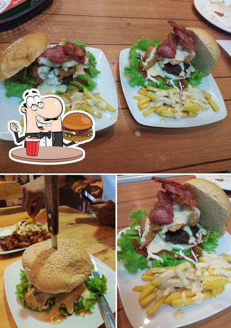 Get a burger at Burgers Ahuy Tagaytay Branch