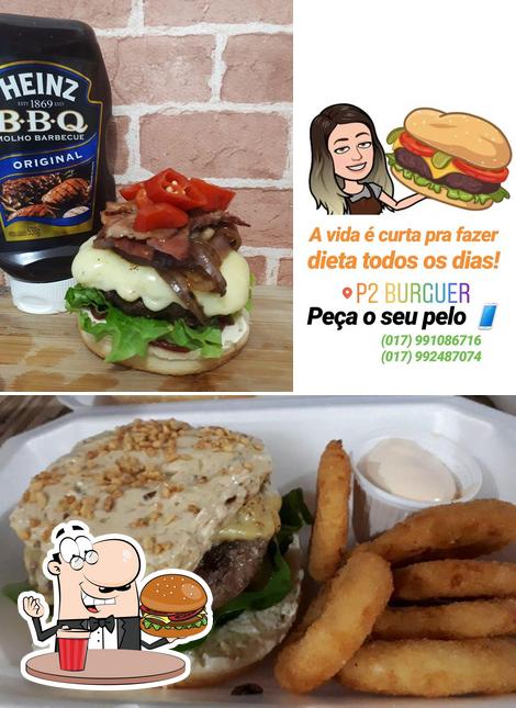 Peça um hambúrguer no P2 Burguer