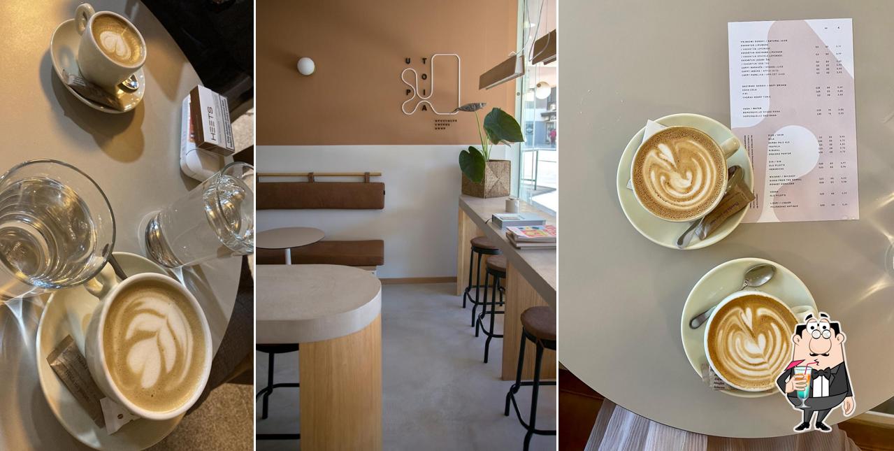 Cappuccino al Utopia Specialty Coffee Shop