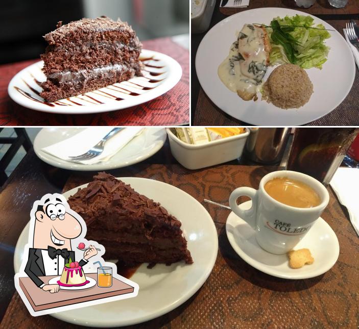 Flórida Restaurante & Café provê uma gama de pratos doces