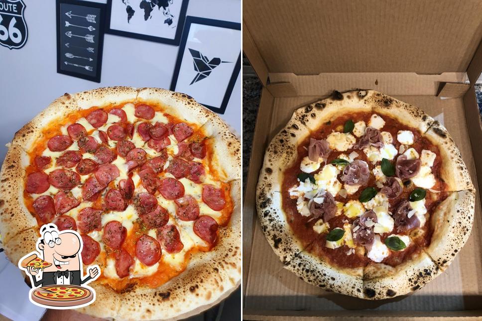 Experimente diferentes tipos de pizza