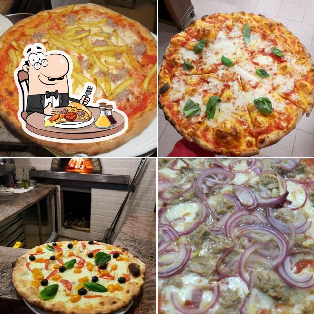 Prenez différents types de pizzas