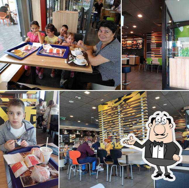 L'intérieur de McDonald's Borča Stop Shop