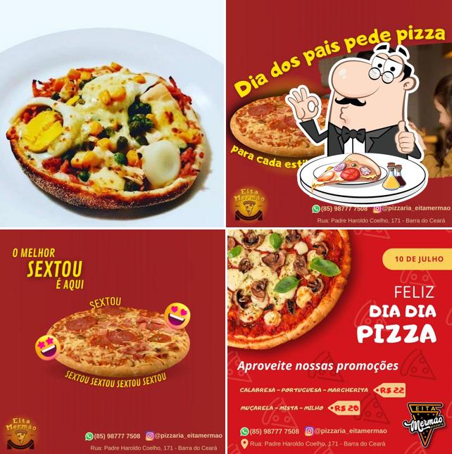 Escolha pizza no Rainha da Esfiha