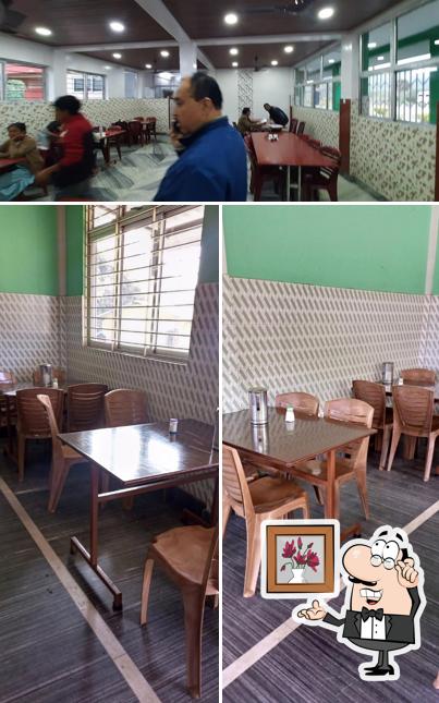 The interior of Warbah Restaurant