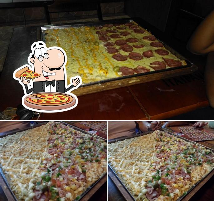 Consiga pizza no Come Come Pizzaria & Hamburgueria