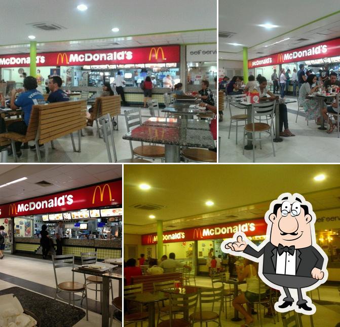 O interior do McDonald's