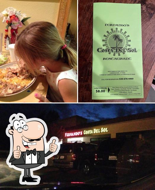 Menu of Fernando's Costa Del Sol Restaurant, Cameron Park reviews and