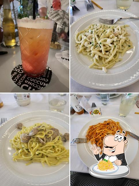 Spaghetti alla carbonara al Cuccuma Lounge Bar