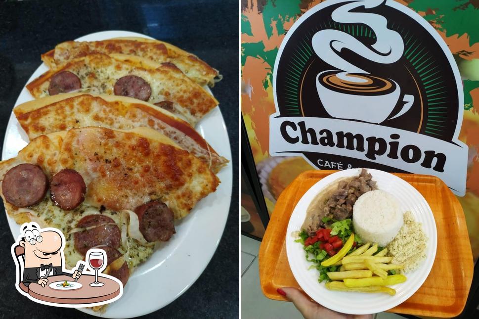 Platos en Champion Empada & Café