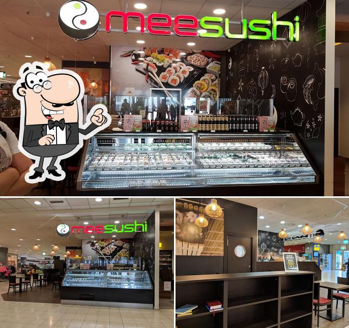 Die Inneneinrichtung von Mee Sushi