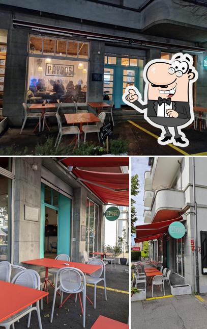 Gli interni di Paydos Meze & Grill