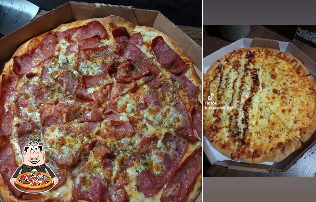 Escolha pizza no Pizza Imperial Foz