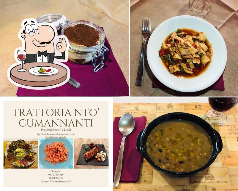 Cibo al Trattoria nto' Cumannanti