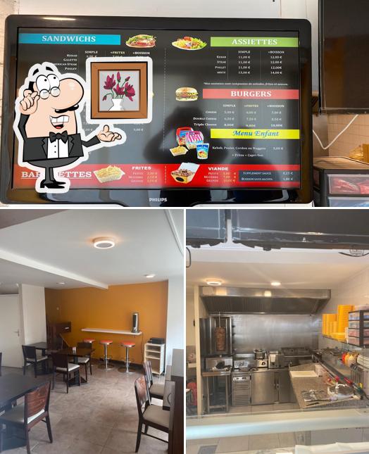 Las fotos de interior y los ciudadanos en Royal kebab