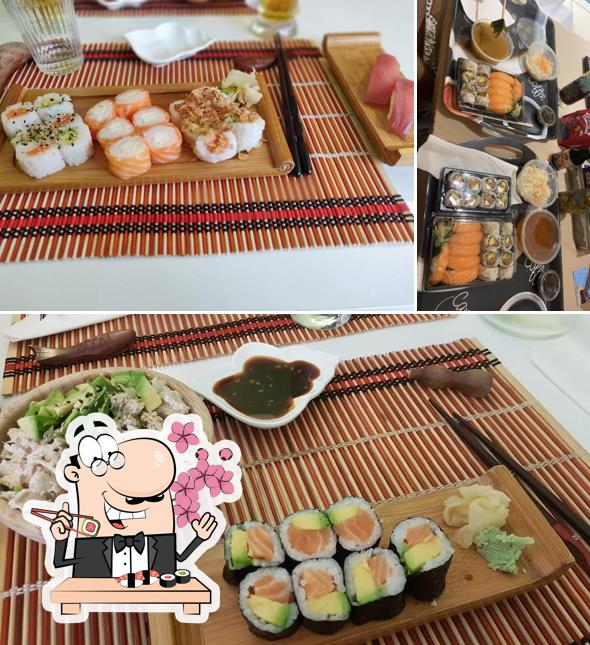 Les sushis sont un repas célèbres provenant du Japon