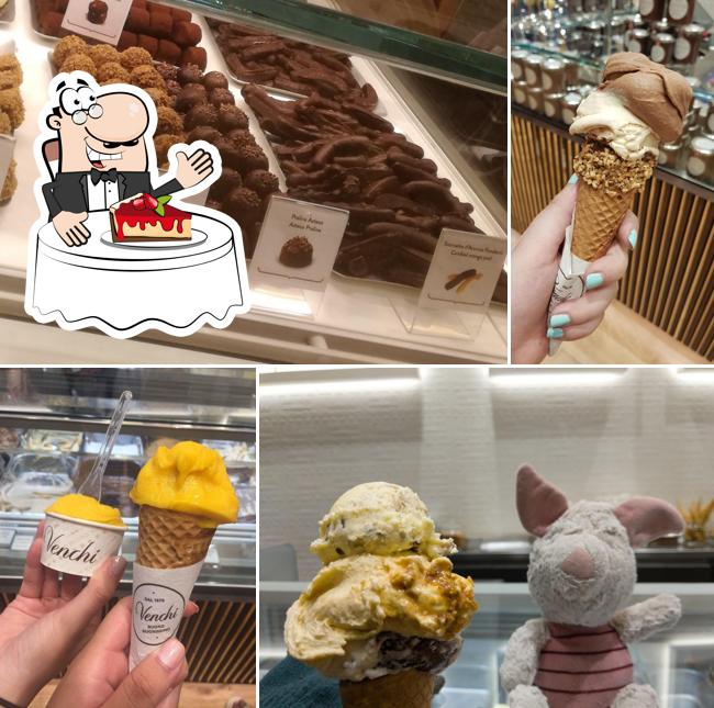 Venchi Cioccolato e Gelato, Milano Gae Aulenti serve un'ampia varietà di dolci