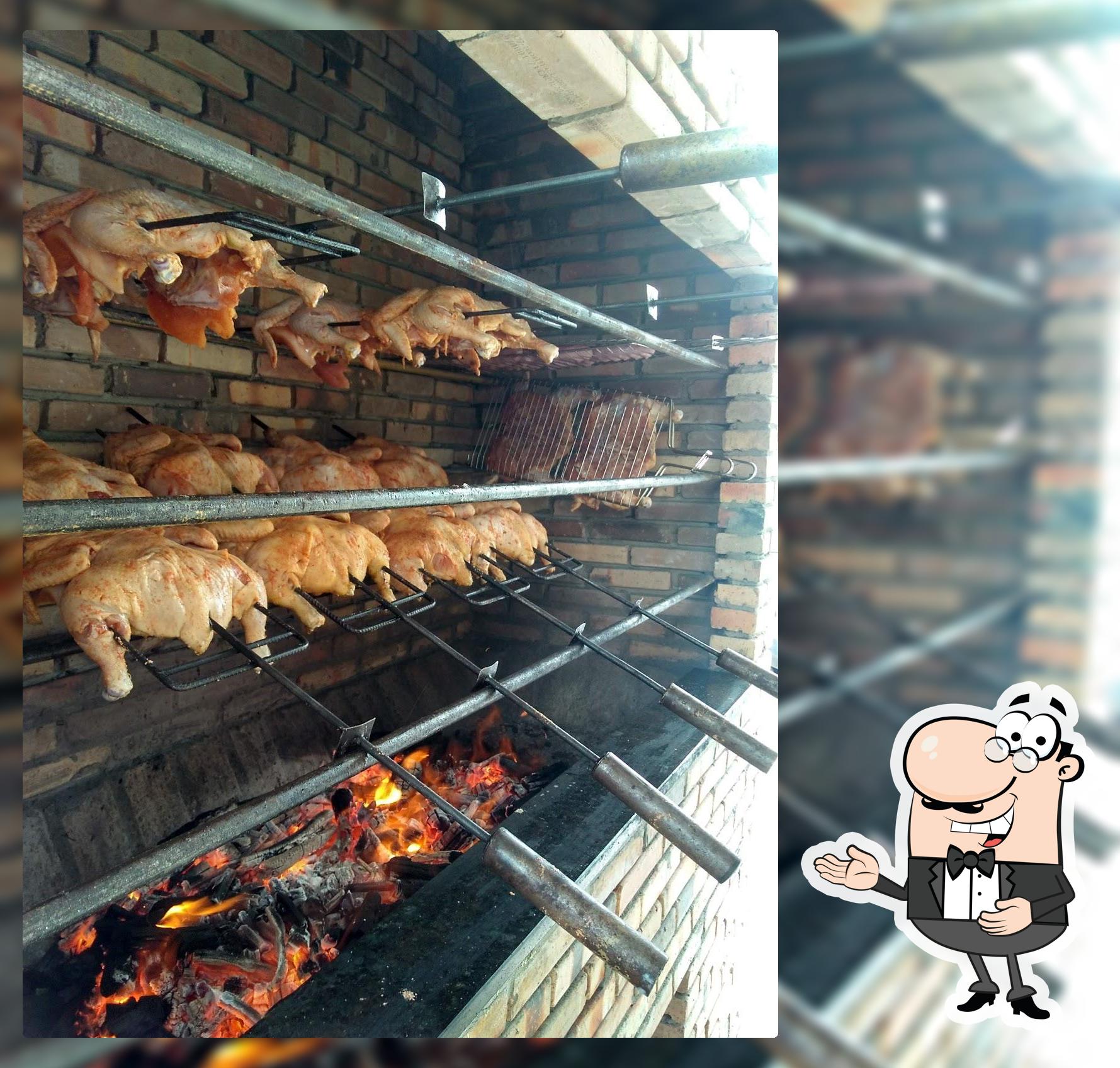 Comida em Esquina do frango