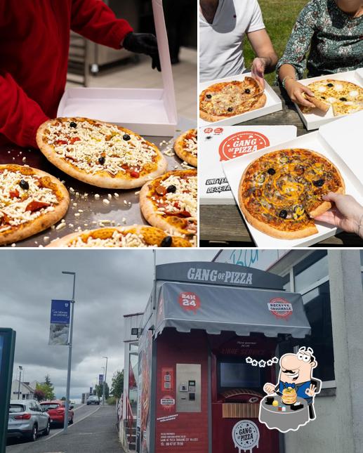 Vérifiez l’image affichant la nourriture et extérieur concernant Gang Of Pizza