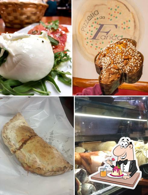 Pizzeria da Franco serve un'ampia varietà di dolci