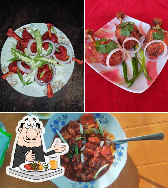 Food at Fridays Plates