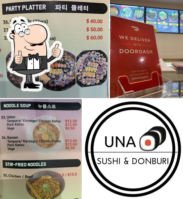 Una sushi in Blackstone Restaurant menu and reviews