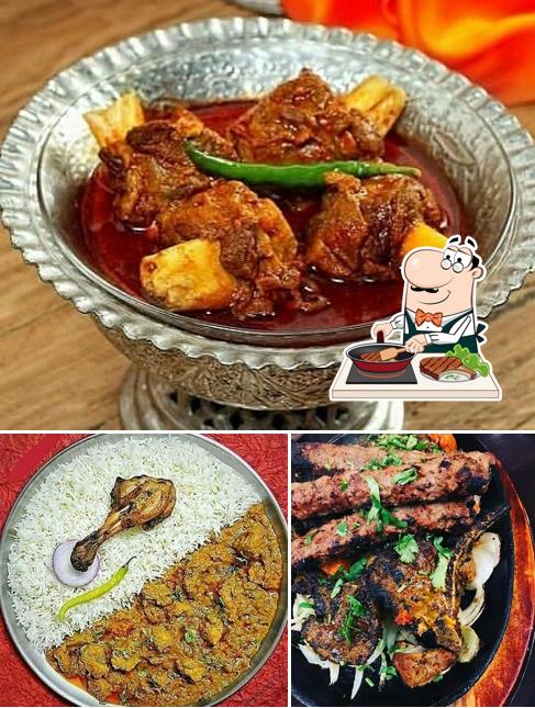 Lucknow Darbaar serves meat dishes