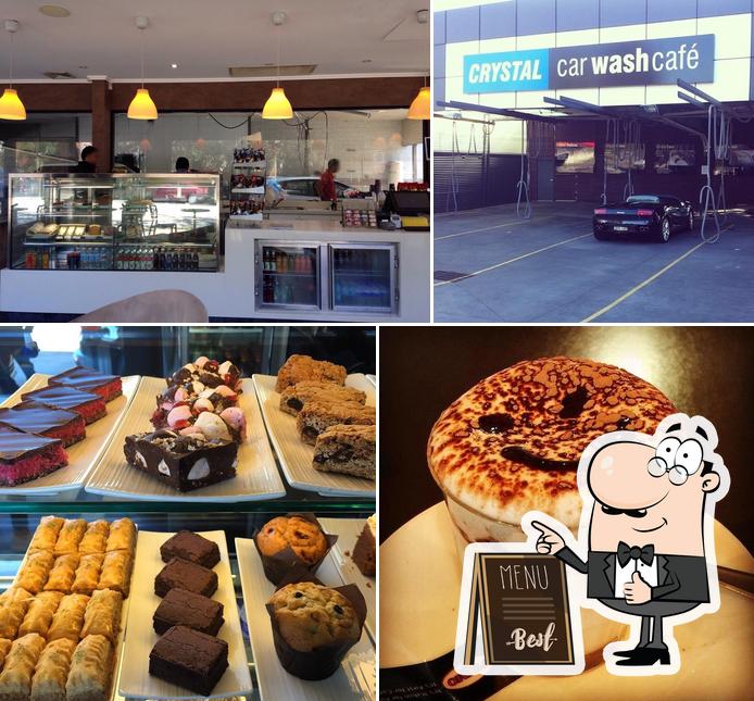 Crystal Car Wash Cafe, 57 Curlewis Street in Bondi Beach Restaurant menu