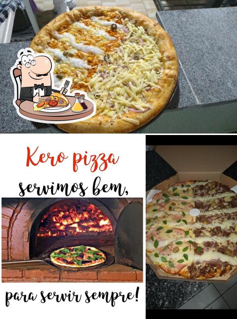 Escolha pizza no Kero Pizza