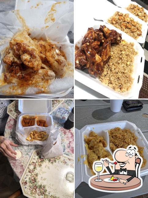 Wings 'N' Rice in Bossier City Restaurant menu and reviews