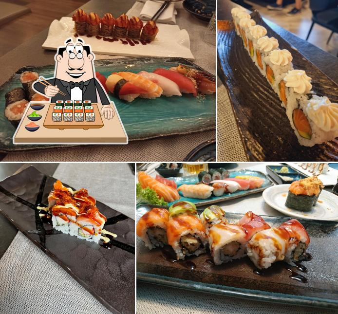 Prova le varie opzioni di sushi