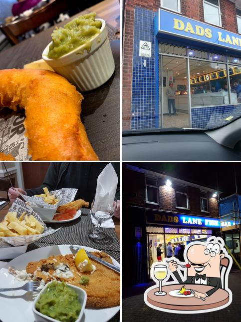 Dads Lane Fish Bar and Restaurant, Birmingham Carta del restaurante y